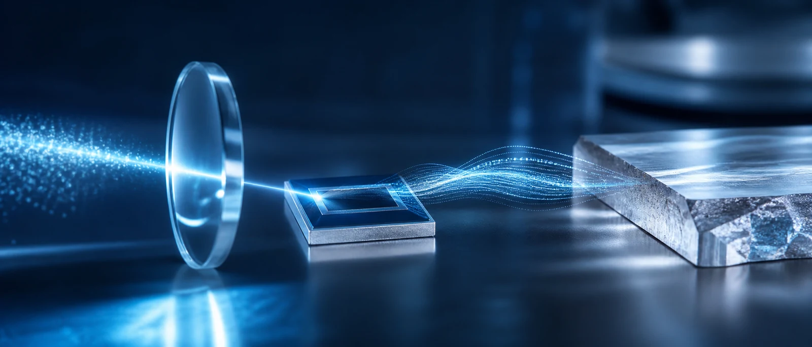 Scientific evidence passing through optical, sensor and material interfaces