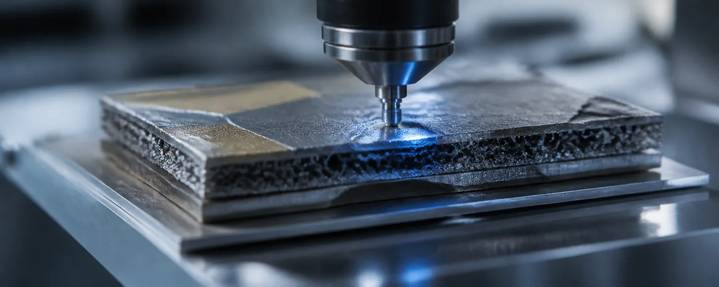 Nanostructured ceramic and metallic material under precision laboratory characterisation